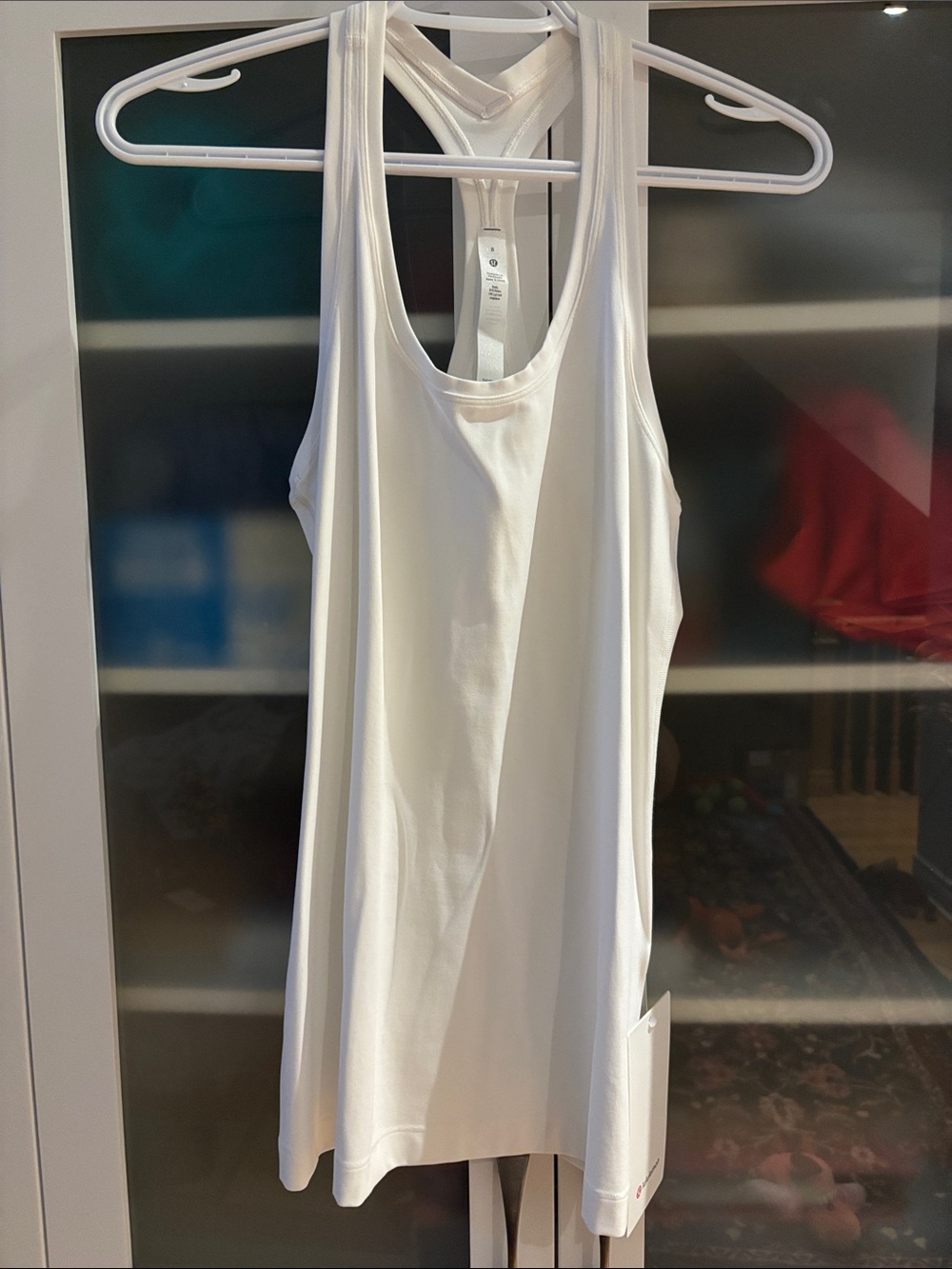 Lululemon Cool Racerback Tank SZ 8 WHITE NWT 🖤🖤🖤